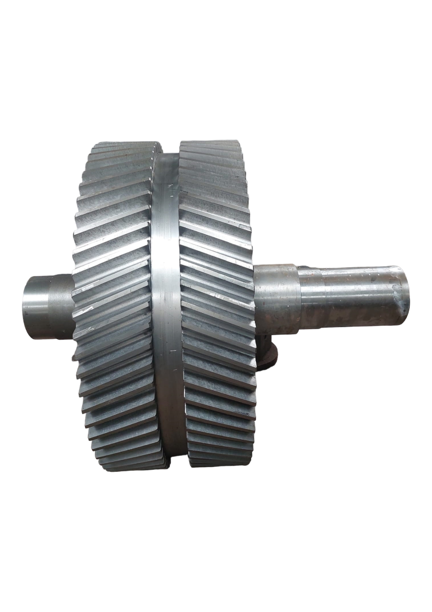 Double Helical Gear With Output Shaft